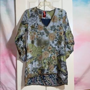 Johnny Was Silk Tunic